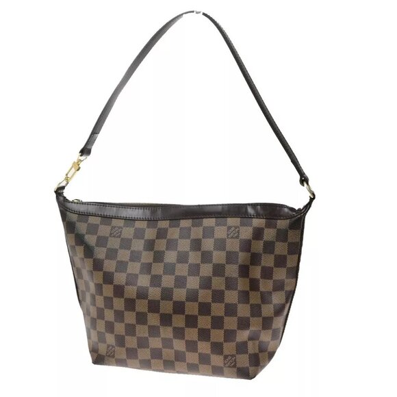 LOUIS VUITTON Illovo MM Shoulder Bag Damier Ebene Brown France - Picture 1 of 13